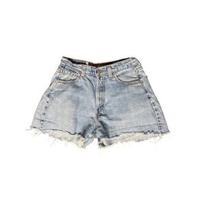 Vintage Levi’s 525 Special Reserve Cutoff Shorts 90s USA Size 26 Light Wash